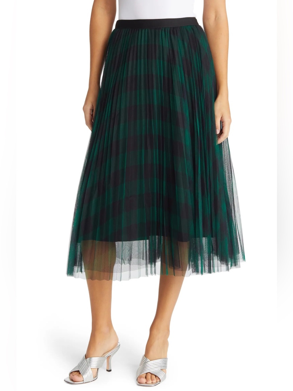 NIKKI LUND belinda plaid a-line skirt